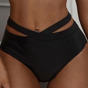 Black swim suit bottoms